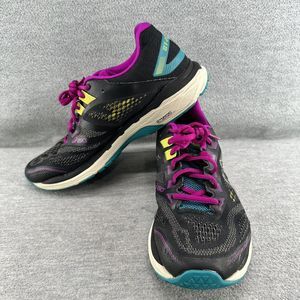 ASICS GT-2000 7- Women's Black Purple US Size 10 - 1012A161 Running Shoes (B8)